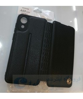 کیف کتابی چرمی شرکتی ایرانی گوشی سامسونگ مدل a03 core  - آ 03 کور - ( کیفیت عالی) a03 core